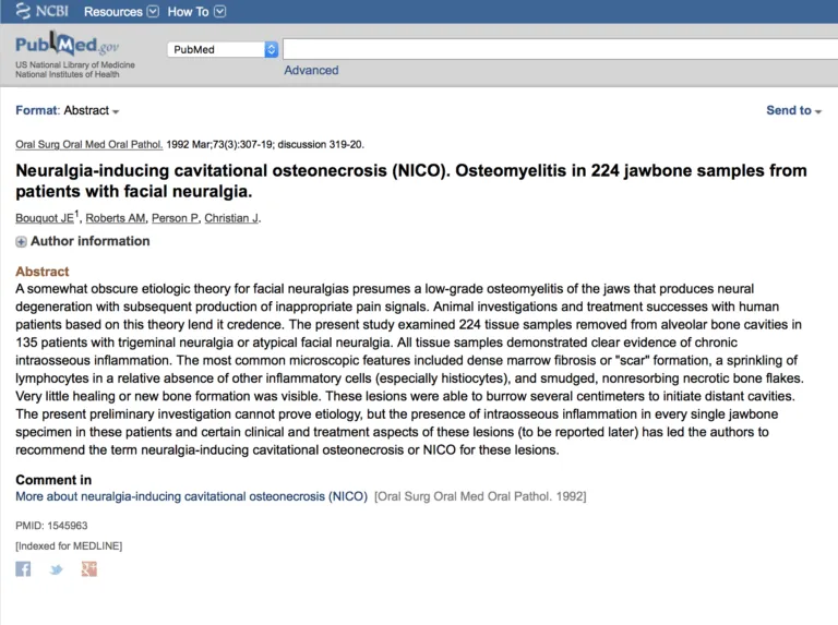 Dental Cavitations: pubmed3